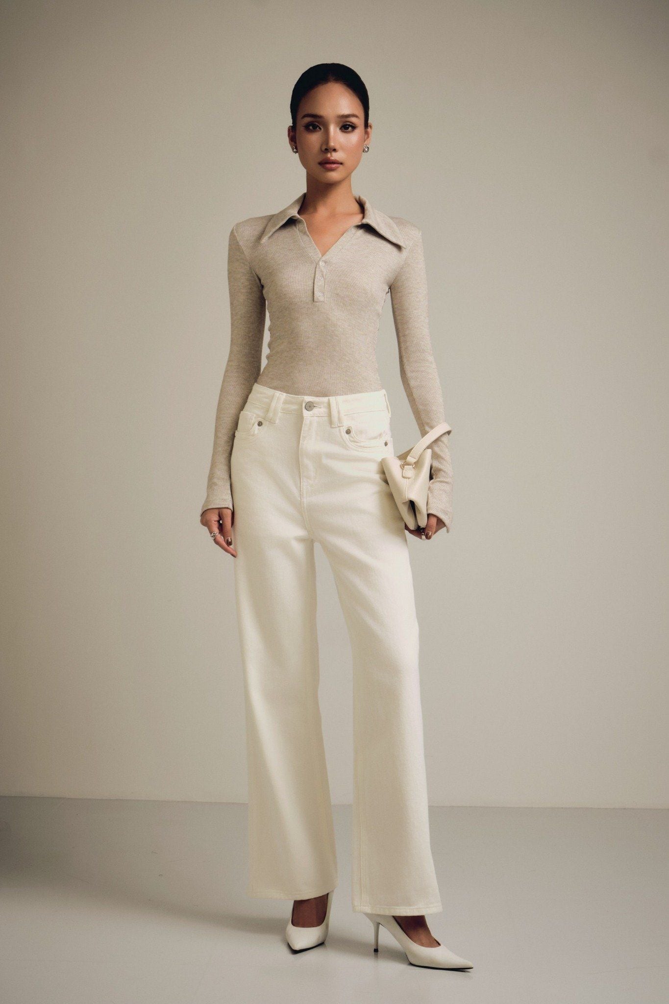 JEAN STRAIGHT WHITE BASIC