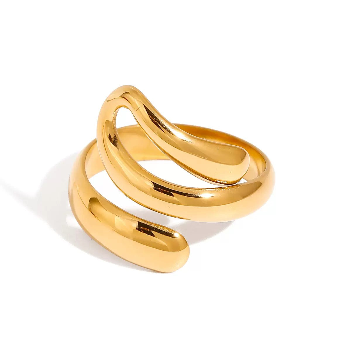 GOLDEN SWIRL RING