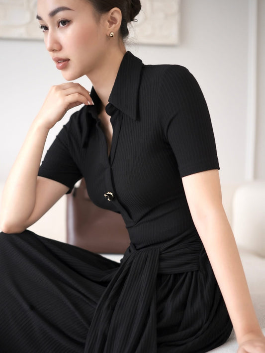 GERMAN COLLAR ELASTIC WAISTBAND