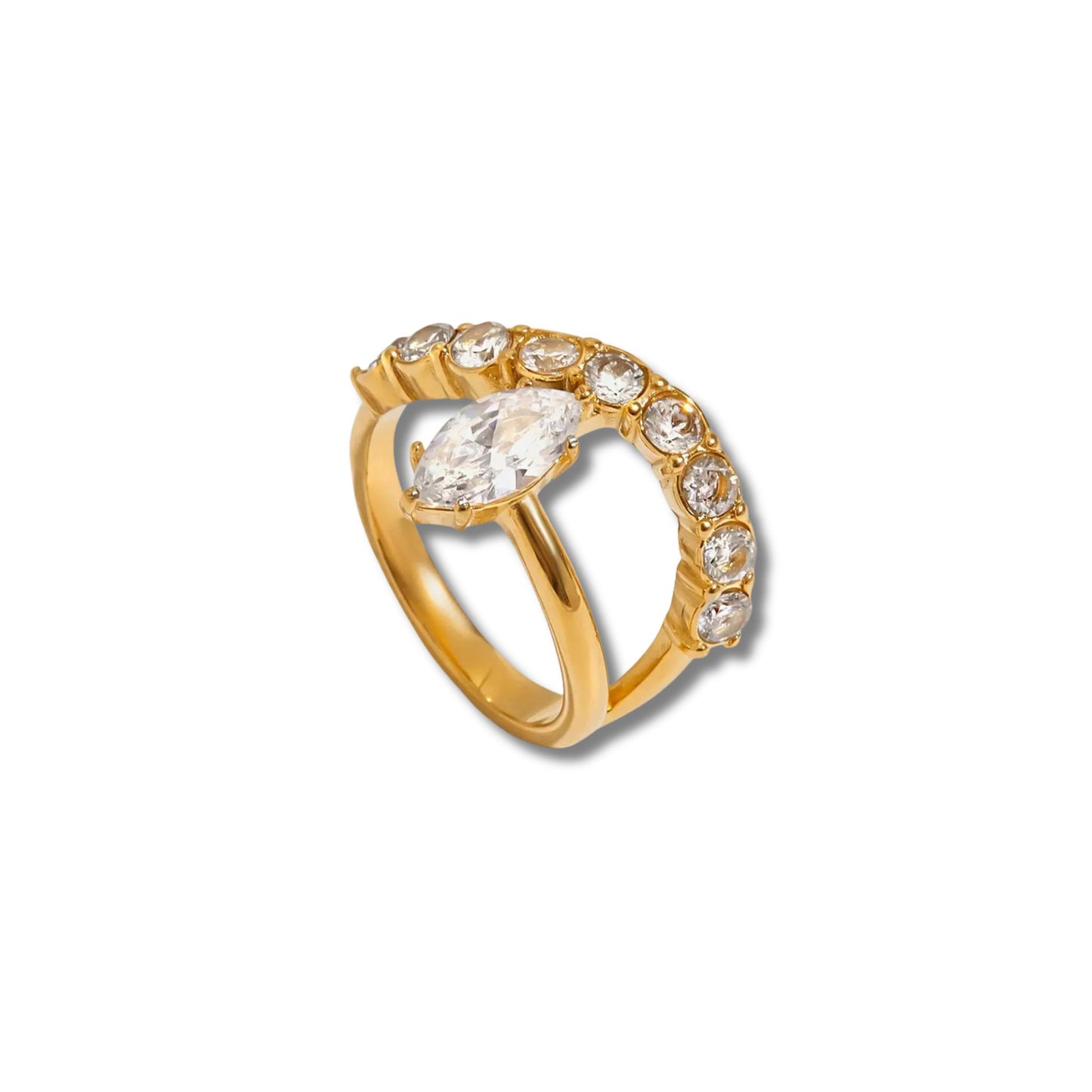MARQUISE EMBRACE RING